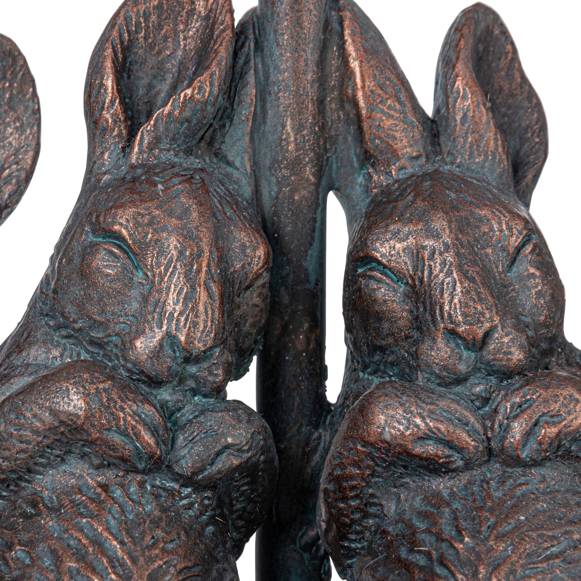 Hello Honey® 13" Rabbit Table Lamp with Rectangle Linen Shade